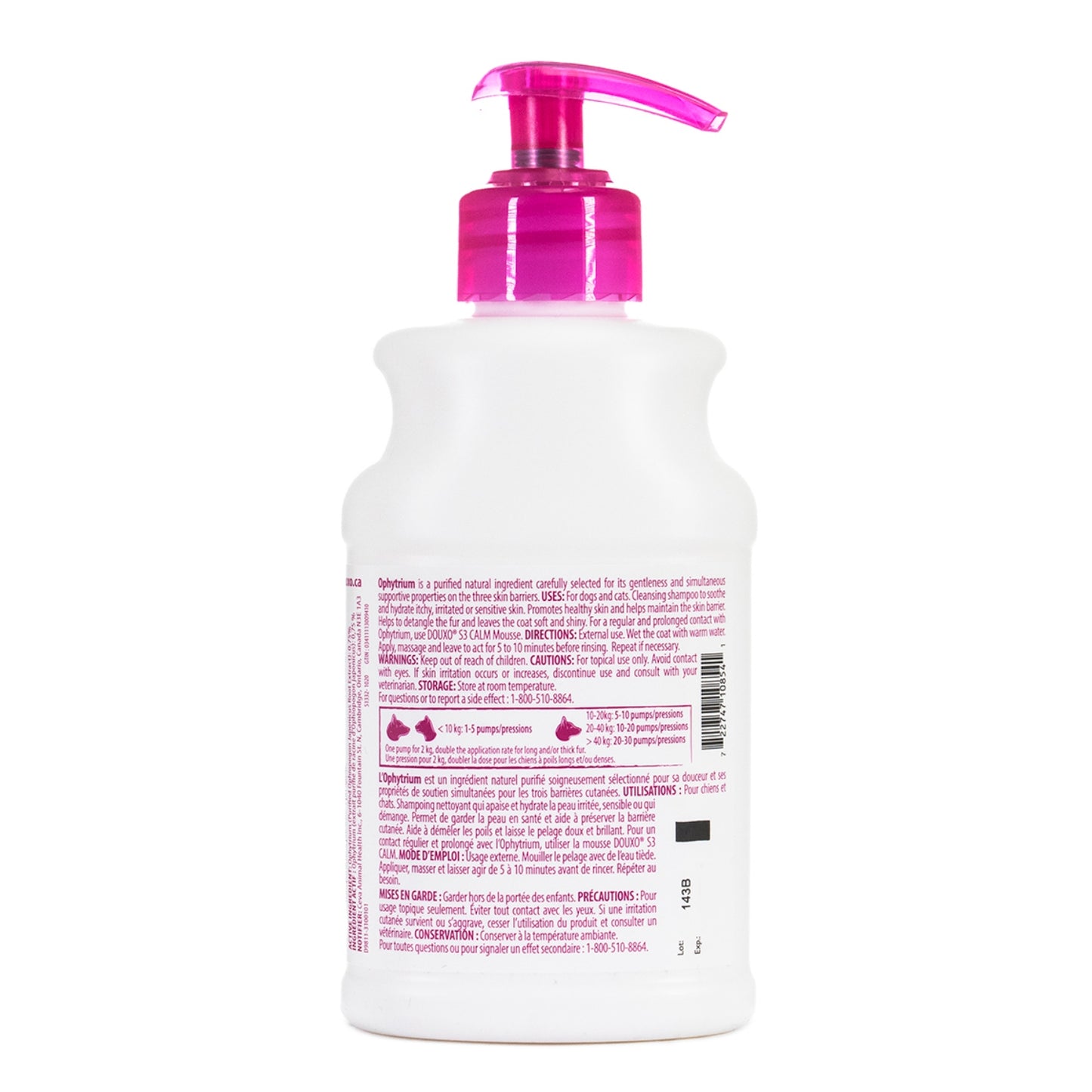 Douxo S3 CALM Soothing Shampoo for Dogs and Cats - 6.76 fl oz Bottle