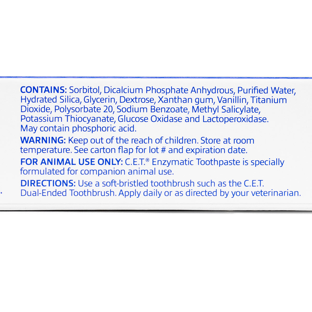 Virbac CET Enzymatic Vanilla Mint Toothpaste for Dogs and Cats