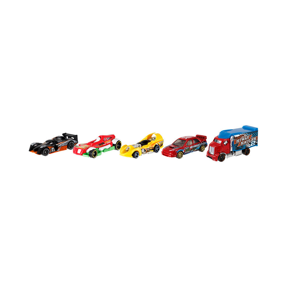 Hot Wheels 5-Pack Assorted Die-Cast Toy Cars for Kids & Collectors
