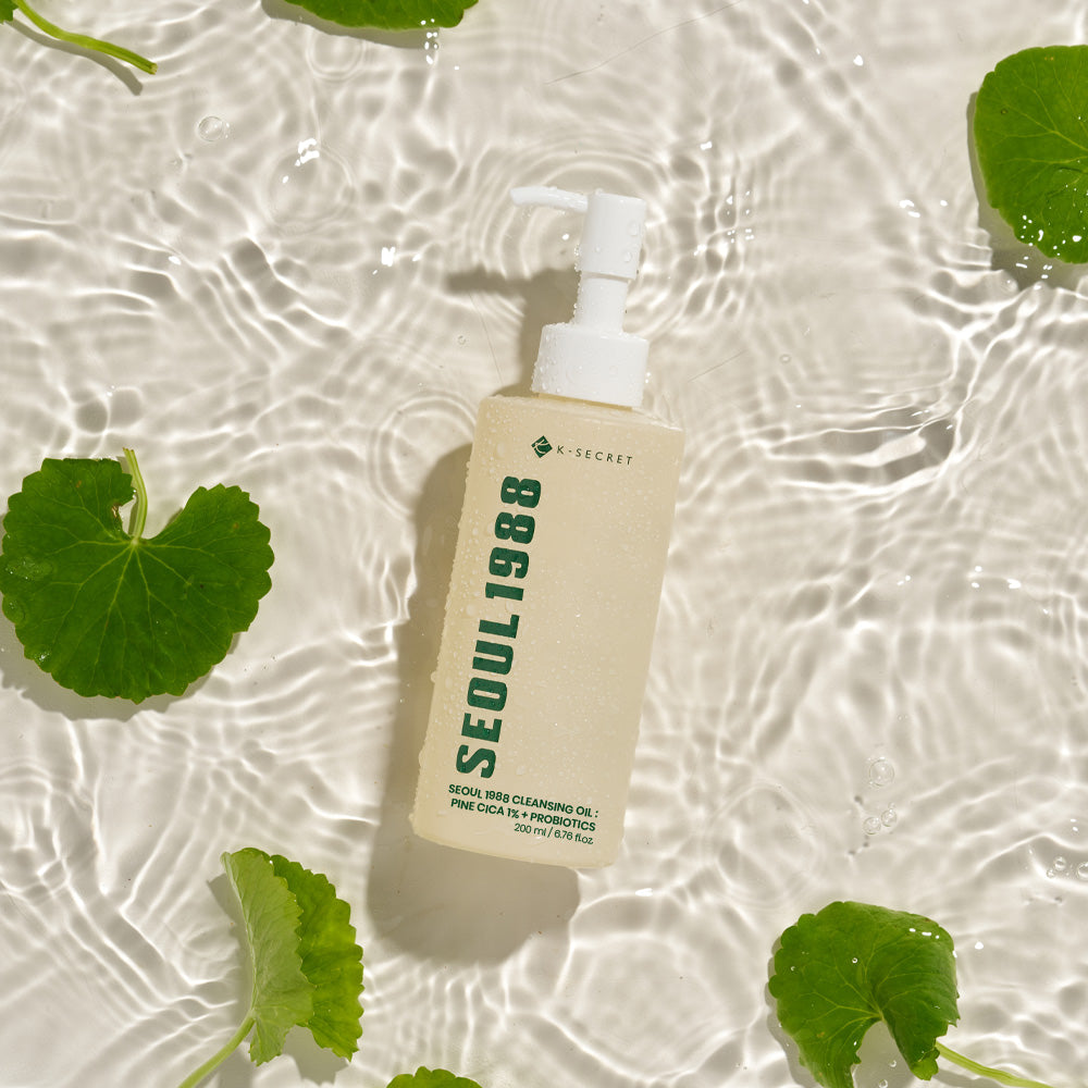 SEOUL 1988 Pine Cica Probiotics Deep Cleansing Oil for Sensitive, Acne-Prone Skin