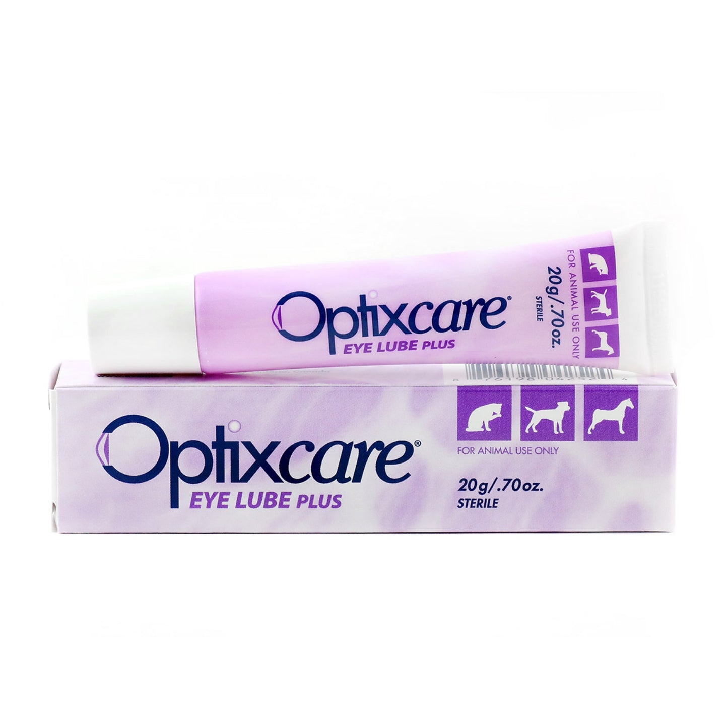 Optixcare Plus Veterinary Eye Lubricant - Sterile Formula for Dry Eye Relief