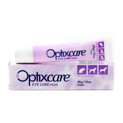 Optixcare Plus Veterinary Eye Lubricant - Sterile Formula for Dry Eye Relief