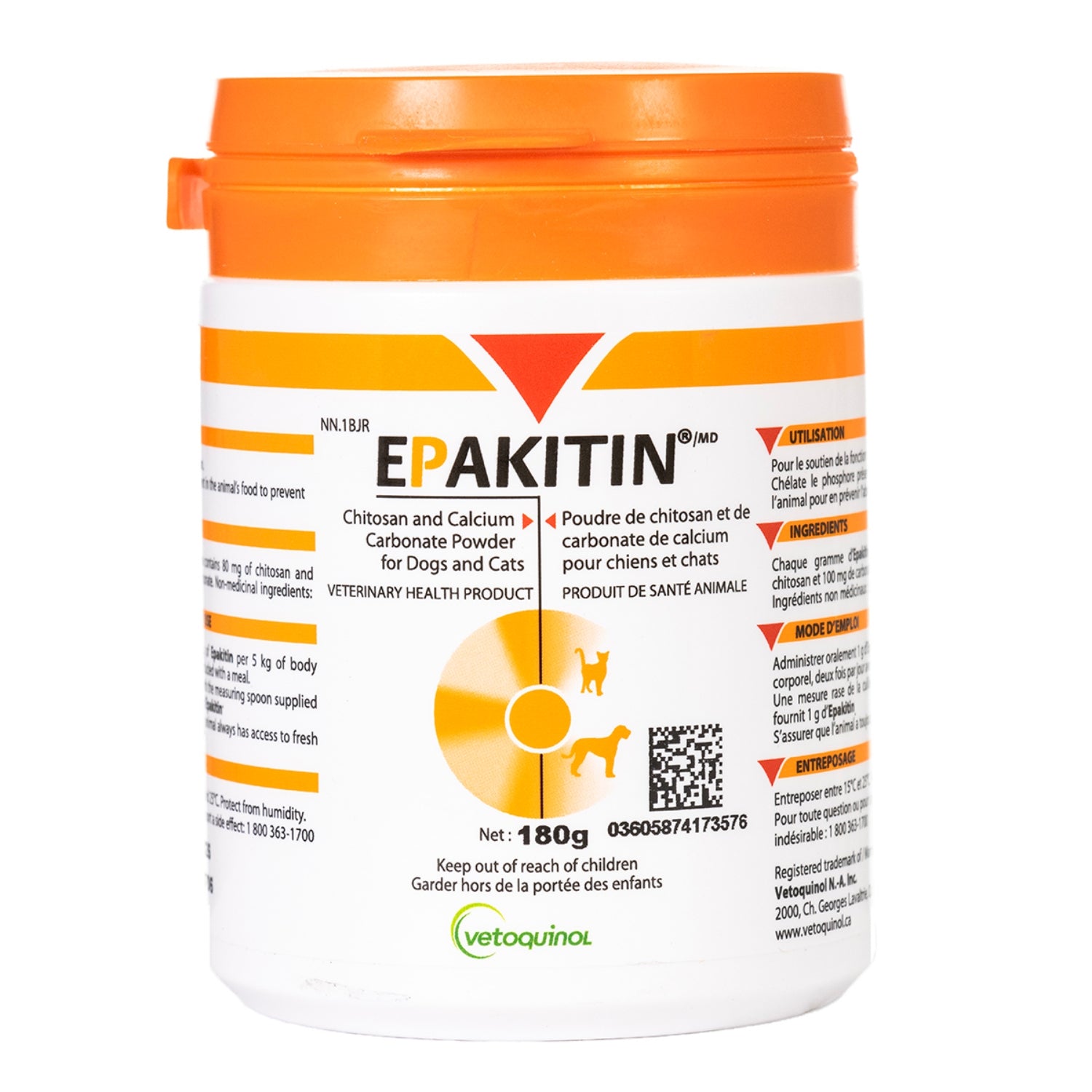Vetoquinol Epakitin Advanced Renal Support Powder for Dogs & Cats, 6.35oz