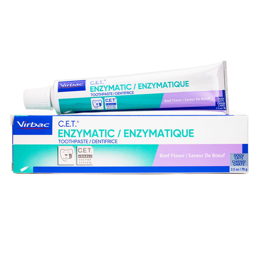 C.E.T. Enzymatic Beef Flavor Toothpaste for Dogs & Cats Oral Care