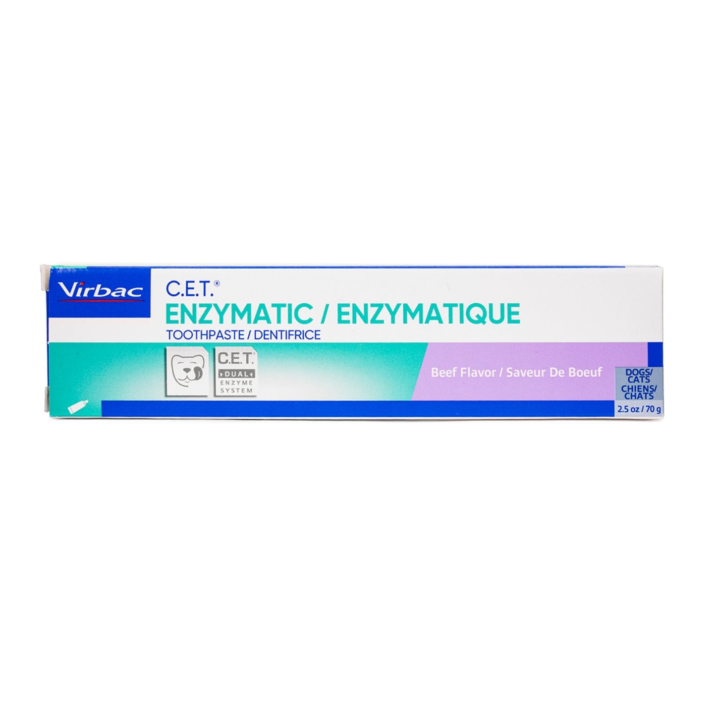 C.E.T. Enzymatic Beef Flavor Toothpaste for Dogs & Cats Oral Care