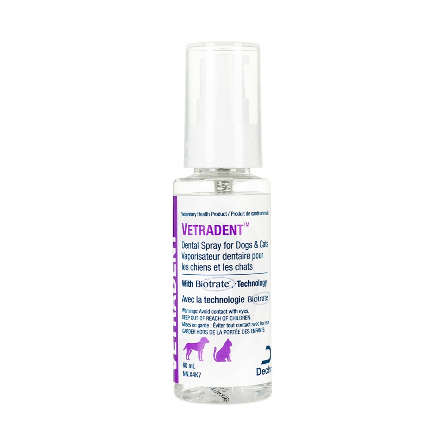 Vetradent Oral Care Dental Spray for Dogs & Cats - Battles Plaque, Freshens Breath