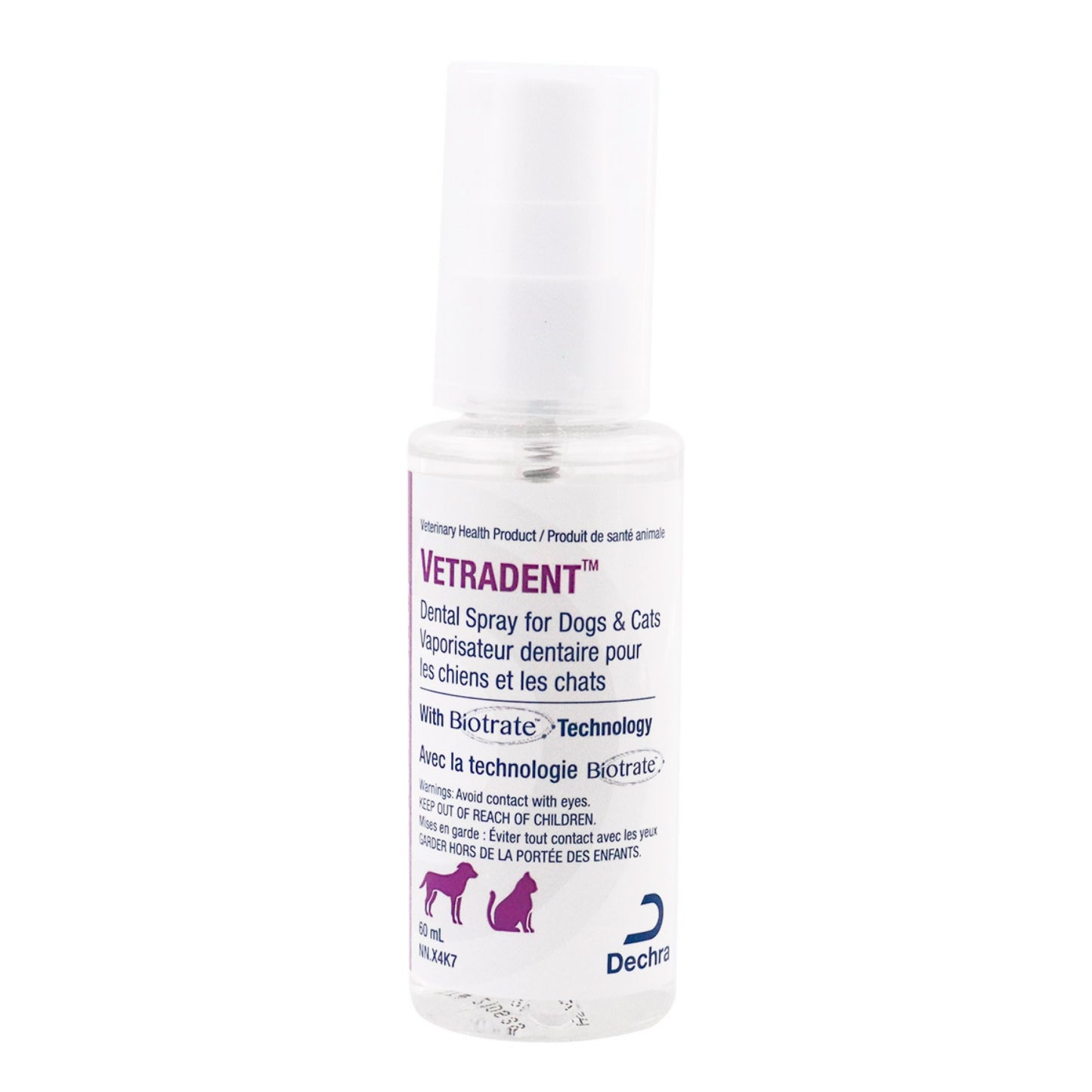 Vetradent Oral Care Dental Spray for Dogs & Cats - Battles Plaque, Freshens Breath