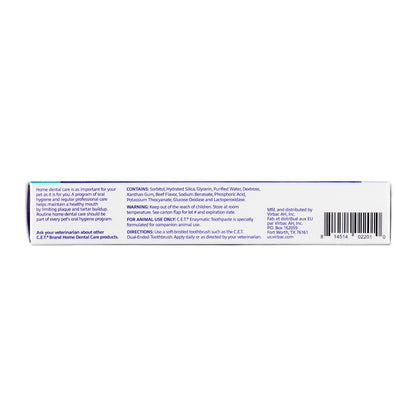 C.E.T. Enzymatic Beef Flavor Toothpaste for Dogs & Cats Oral Care