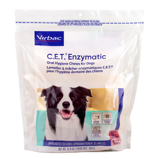 CET Enzymatic Dog Chews: Plaque Control, Tartar Reduction, Fresh Breath