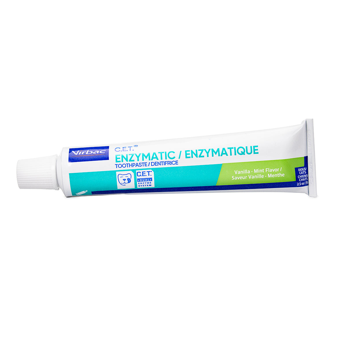 Virbac CET Enzymatic Vanilla Mint Toothpaste for Dogs and Cats