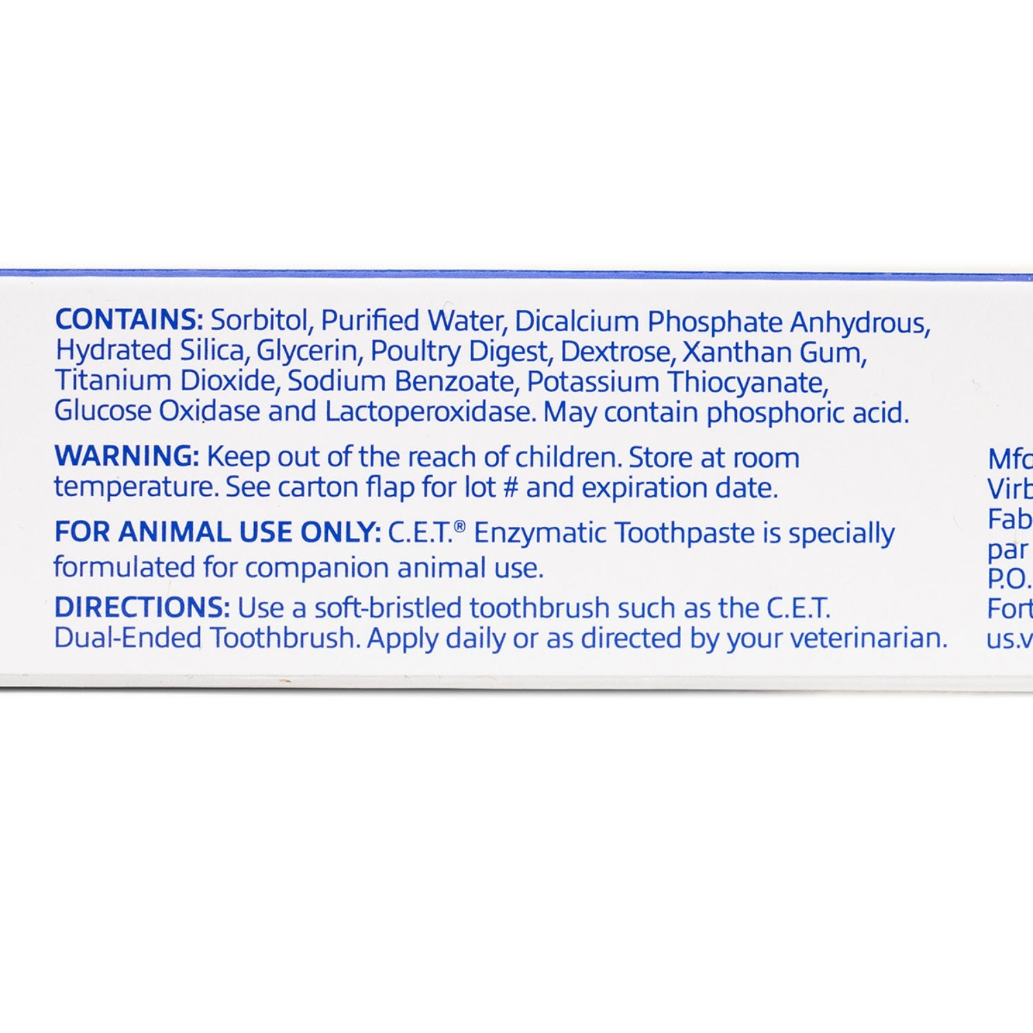 CET Enzymatic Toothpaste for Dogs and Cats, Poultry Flavor, Dual-Enzyme System