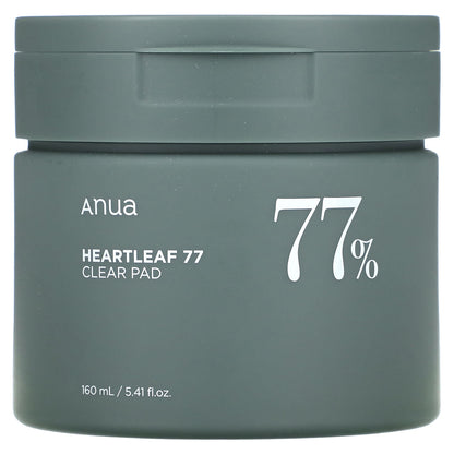 Anua Heartleaf 77% PHA Clear Pads: Gentle Exfoliating Toner for Soothed, Refined Skin