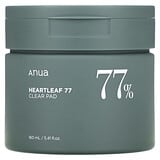 Anua Heartleaf 77% PHA Clear Pads: Gentle Exfoliating Toner for Soothed, Refined Skin