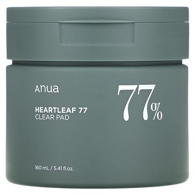 Anua Heartleaf 77% PHA Clear Pads: Gentle Exfoliating Toner for Soothed, Refined Skin