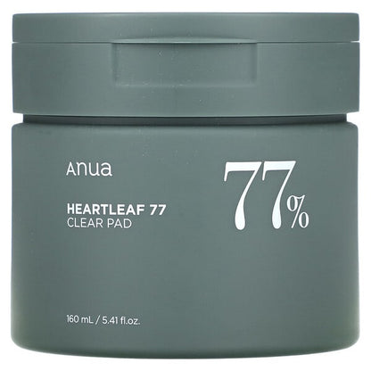 Anua Heartleaf 77% PHA Clear Pads: Gentle Exfoliating Toner for Soothed, Refined Skin