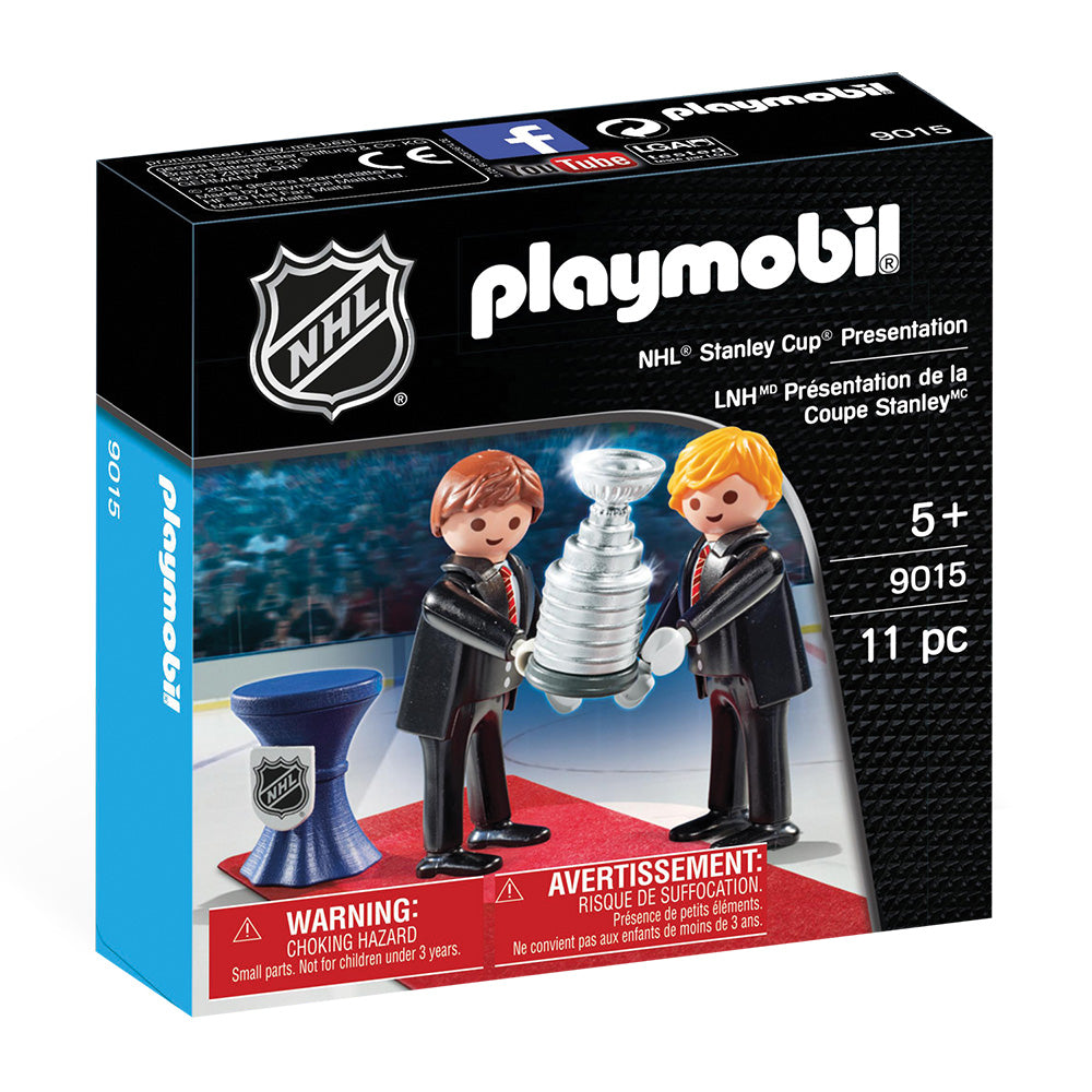 Playmobil NHL Stanley Cup Presentation Set: Hockey Champions Collectible Figures