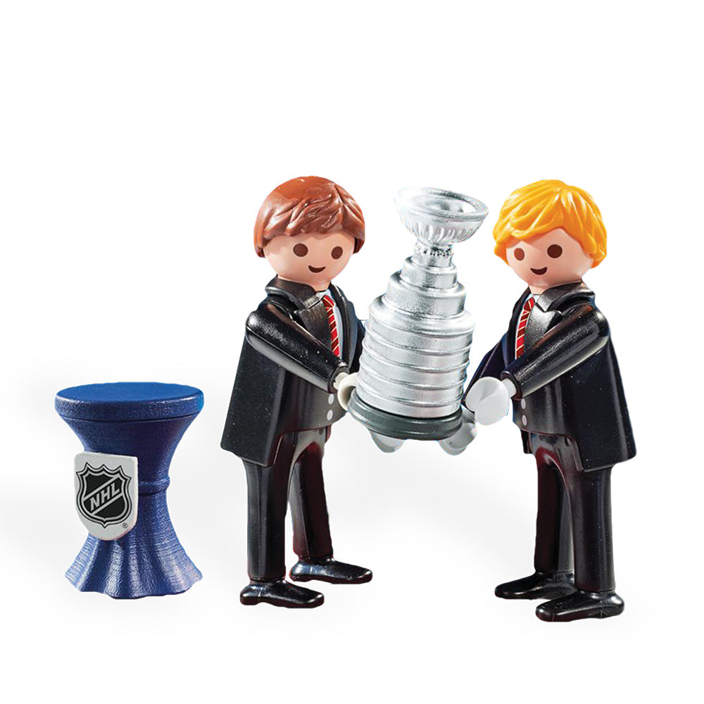 Playmobil NHL Stanley Cup Presentation Set: Hockey Champions Collectible Figures