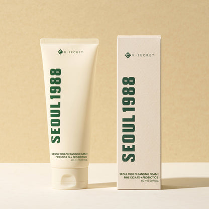 SEOUL 1988 Pine Cica 1% Probiotics Cleansing Foam for Acne & Pores