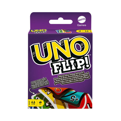 UNO Flip! Double-Sided Card Game with Tougher Penalties for Family Fun