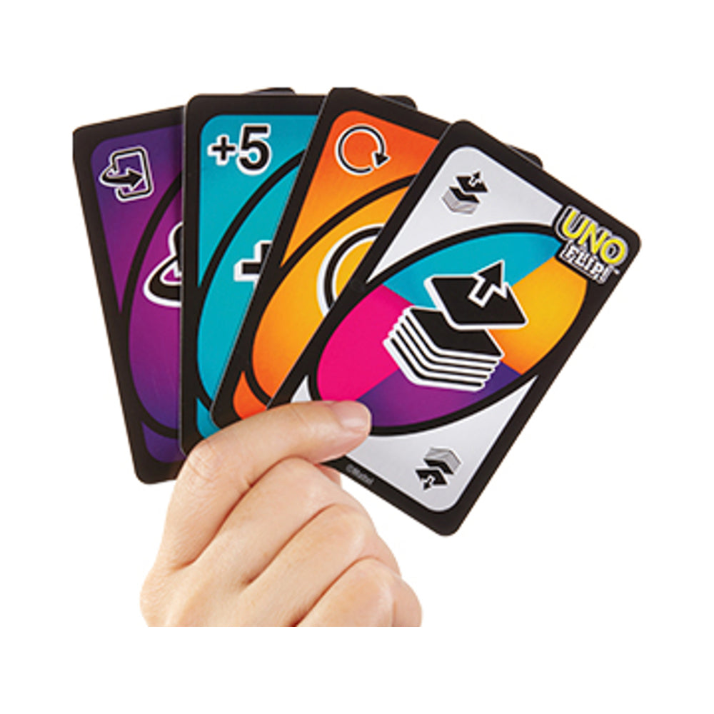 UNO Flip! Double-Sided Card Game with Tougher Penalties for Family Fun