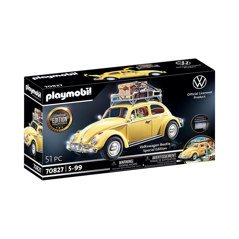 Playmobil Volkswagen Beetle Special Edition Collectible Toy Car Set for Kids