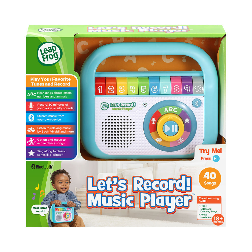 LeapFrog Let's Record! Interactive Music Player with Voice Recording & Learning Songs