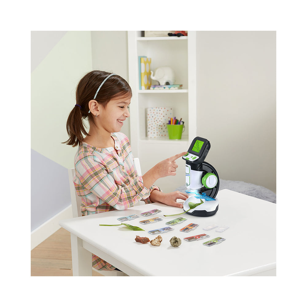 LeapFrog Magic Adventures Interactive Digital Microscope for Kids Science Discovery