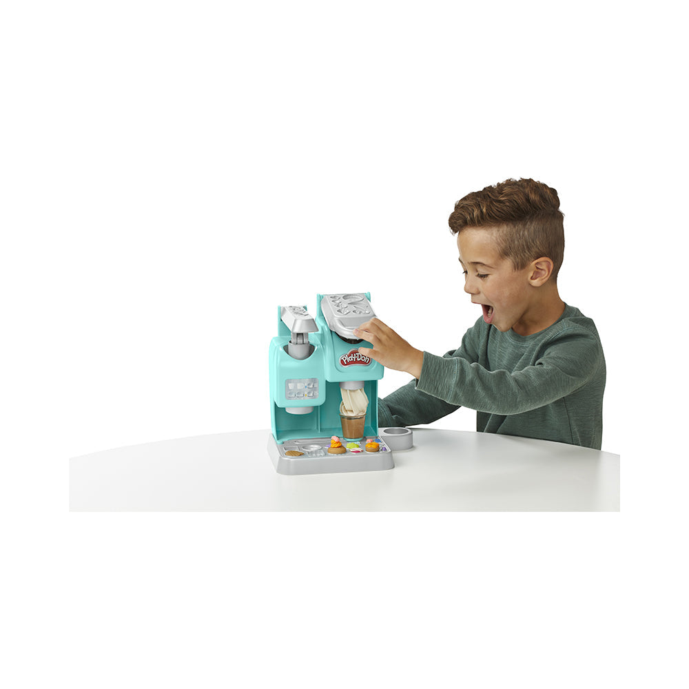 Play-Doh Kitchen Creations Colorful Cafe Playset: Pretend Coffee & Tea Maker Fun