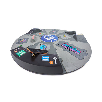 Tech Deck Authentic Fingerboard Turntable Skatepark Playset with Vehicle Figure