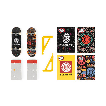 Tech Deck Versus Series Fingerboard 2-Pack with Street Obstacle and Cards