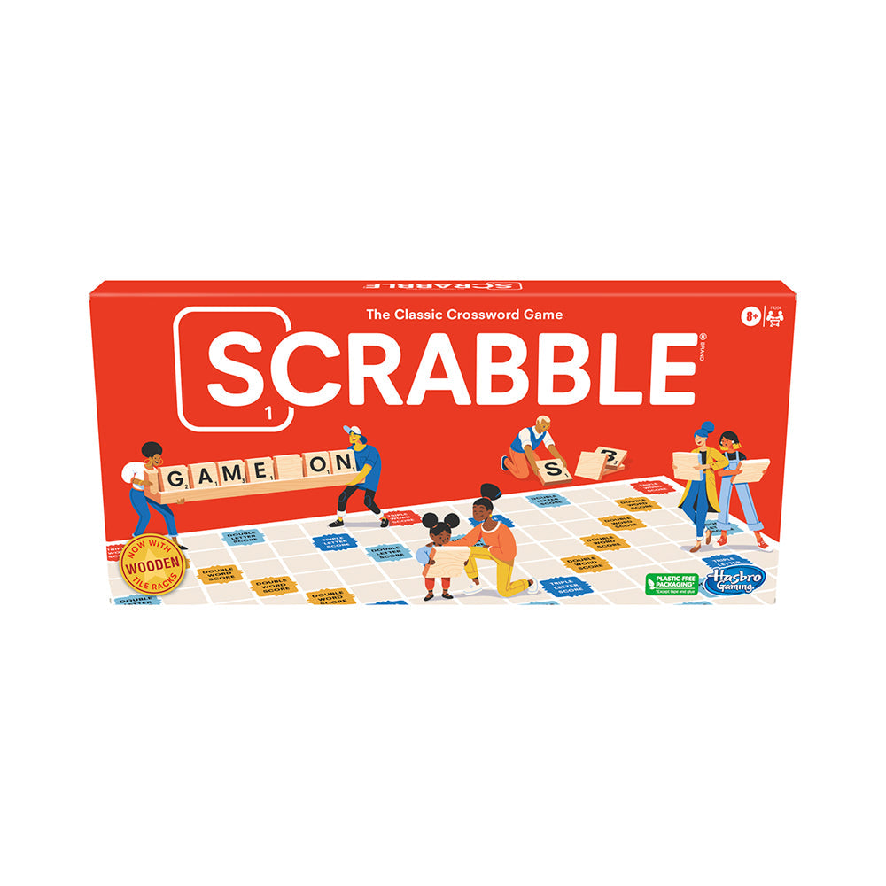 Scrabble Classic Word Board Game: Timeless Family Fun with Premium Wooden Tiles