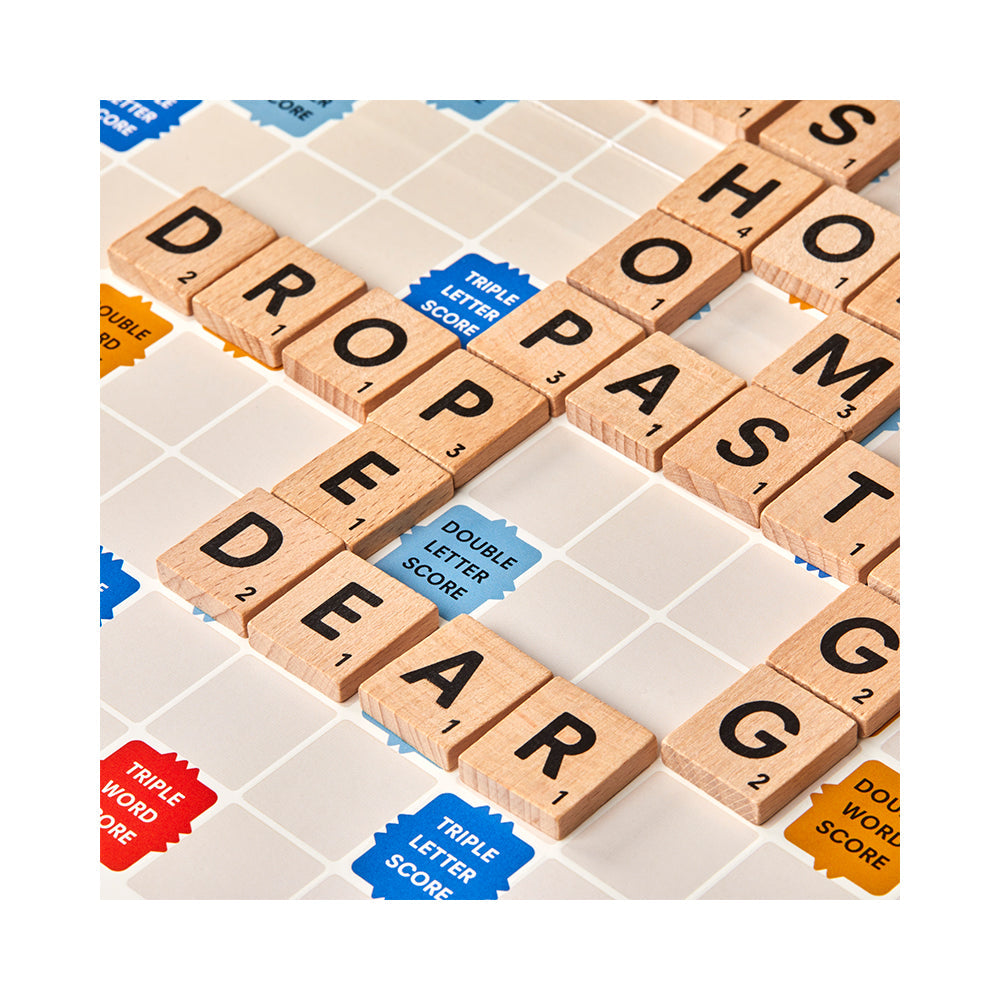 Scrabble Classic Word Board Game: Timeless Family Fun with Premium Wooden Tiles