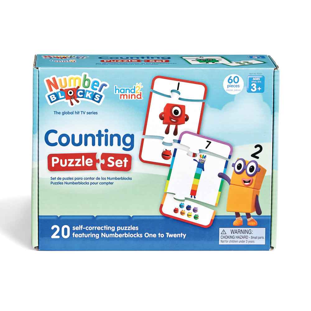 Numberblocks 1-20 Counting Puzzle Set: Engaging Early Math Learning Toy for Kids