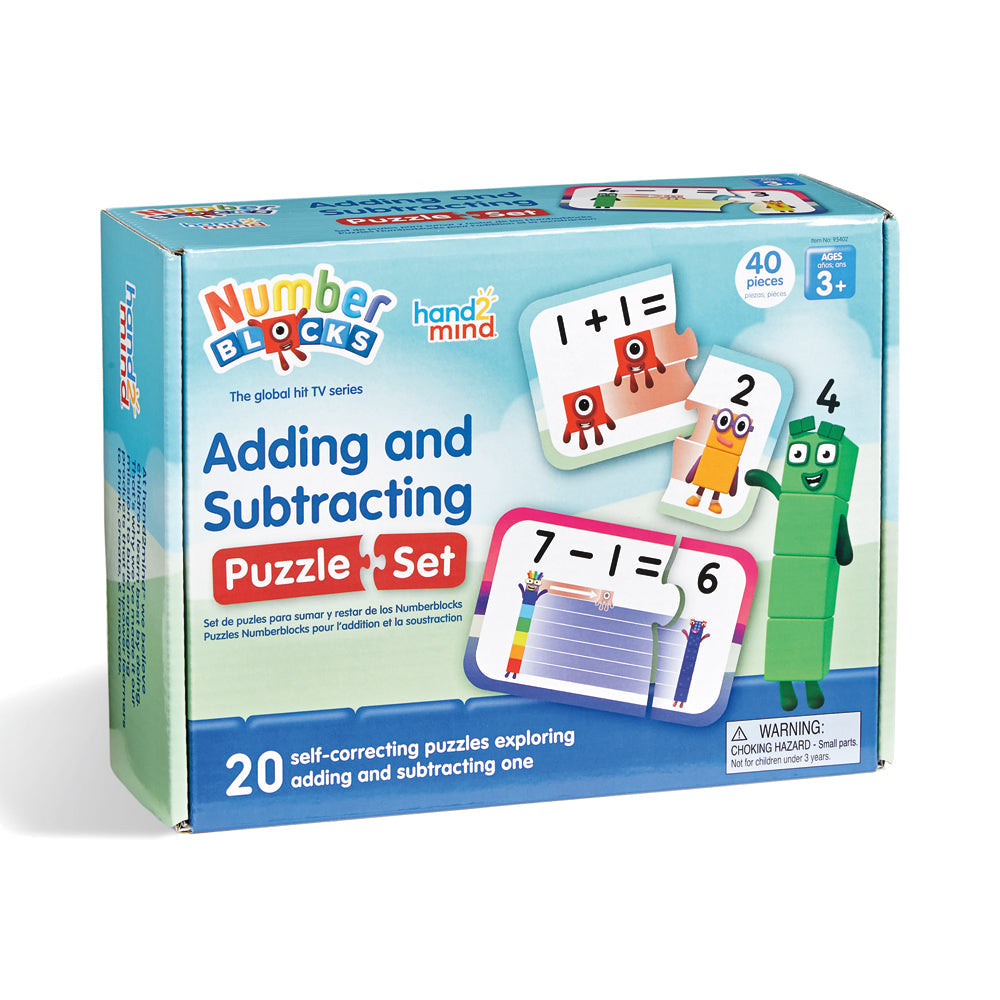 Numberblocks Fun Adding Subtracting Puzzle Set | Early Math Learning Toy for Kids