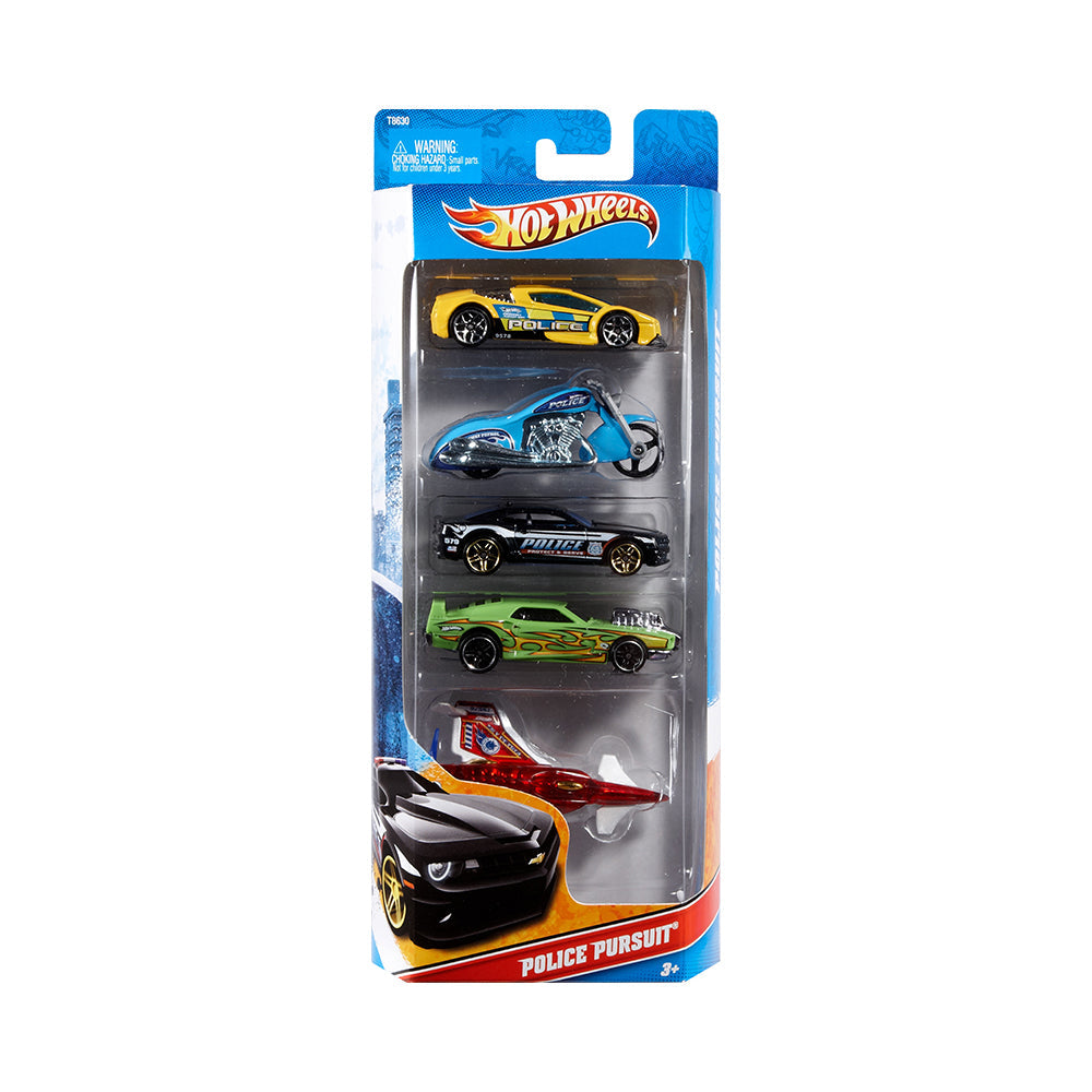 Hot Wheels 5-Pack Assorted Die-Cast Toy Cars for Kids & Collectors