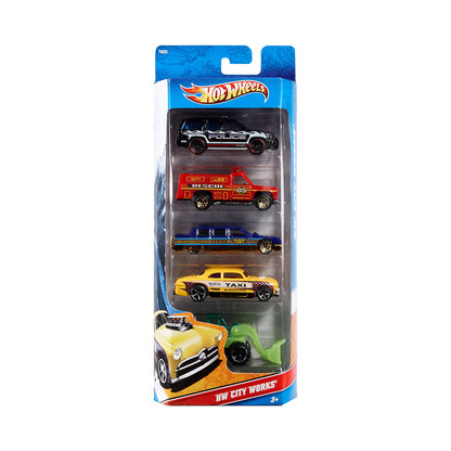 Hot Wheels 5-Pack Assorted Die-Cast Toy Cars for Kids & Collectors