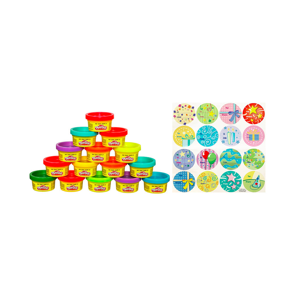 Play-Doh Party Bag: 15 Mini Cans, Vibrant Colors, Non-Toxic Modeling Compound