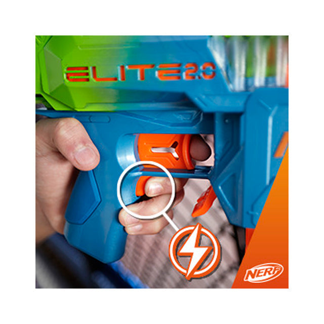 Nerf Elite 2.0 Double Punch Motorized Blaster with Rapid Alternating Barrels