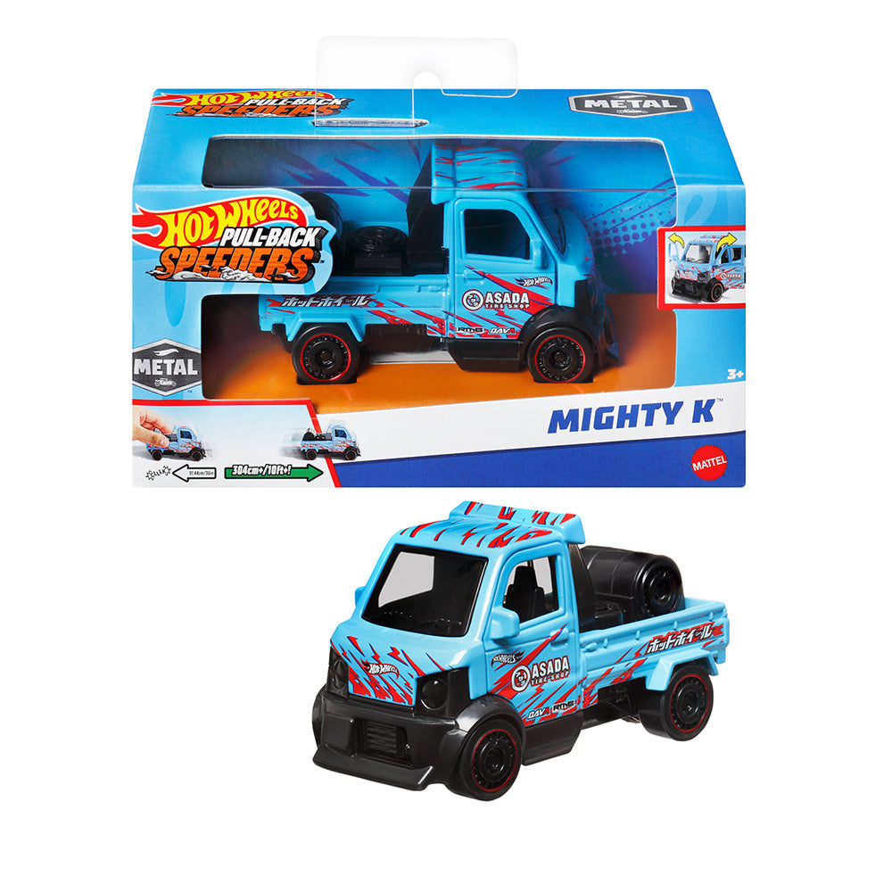 Hot Wheels 1:43 Large Scale Diecast Pullback Race Cars Assorted Collection