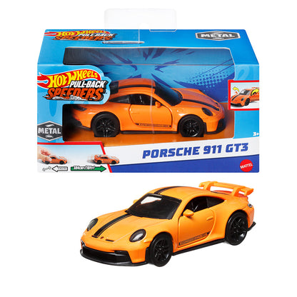 Hot Wheels 1:43 Large Scale Diecast Pullback Race Cars Assorted Collection