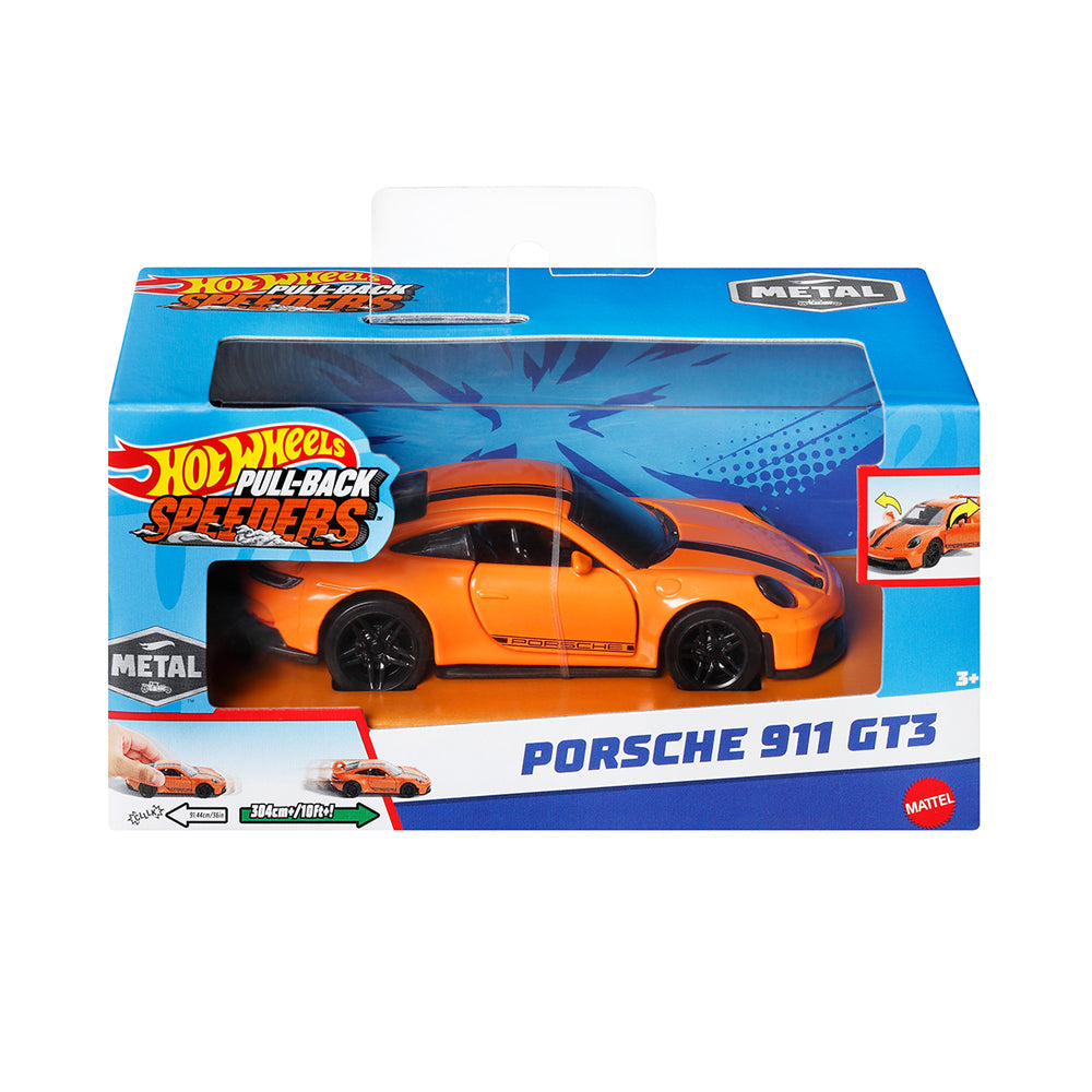 Hot Wheels 1:43 Large Scale Diecast Pullback Race Cars Assorted Collection