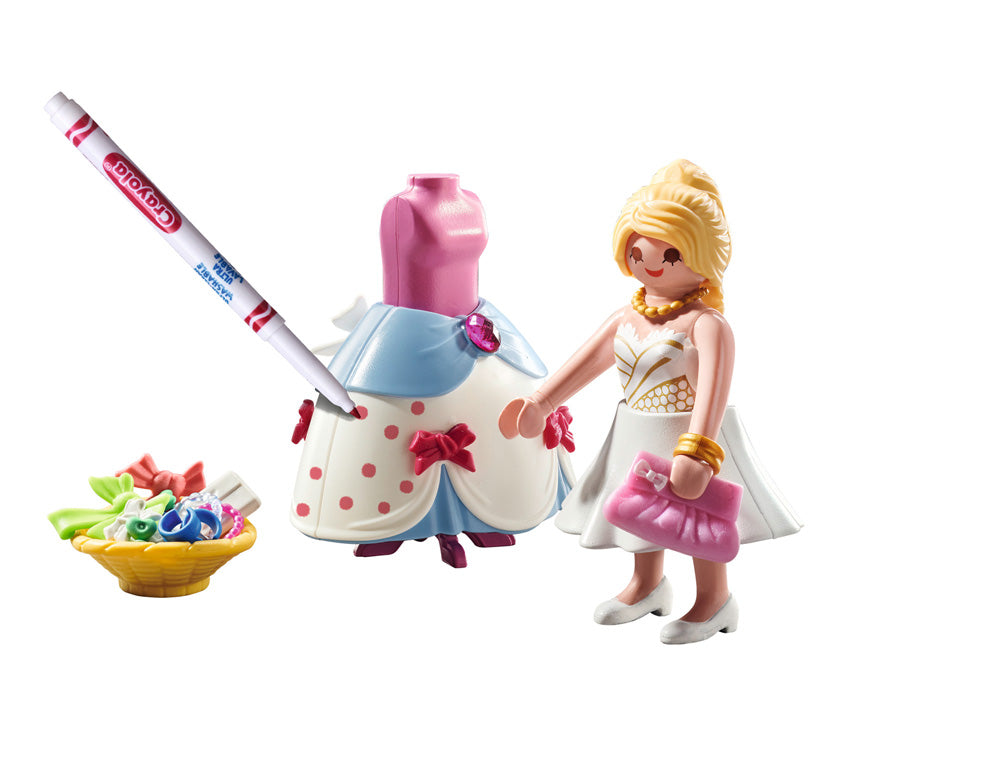 Playmobil Color Fashion Show Designer: Creative Washable Customizable Kids Toy Set