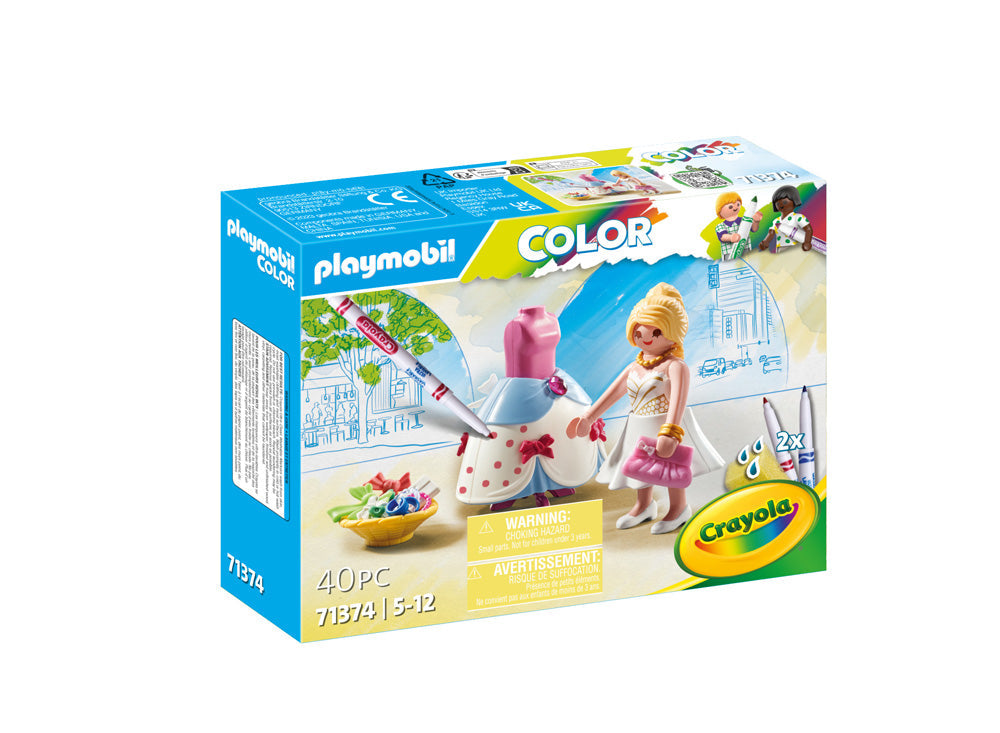 Playmobil Color Fashion Show Designer: Creative Washable Customizable Kids Toy Set