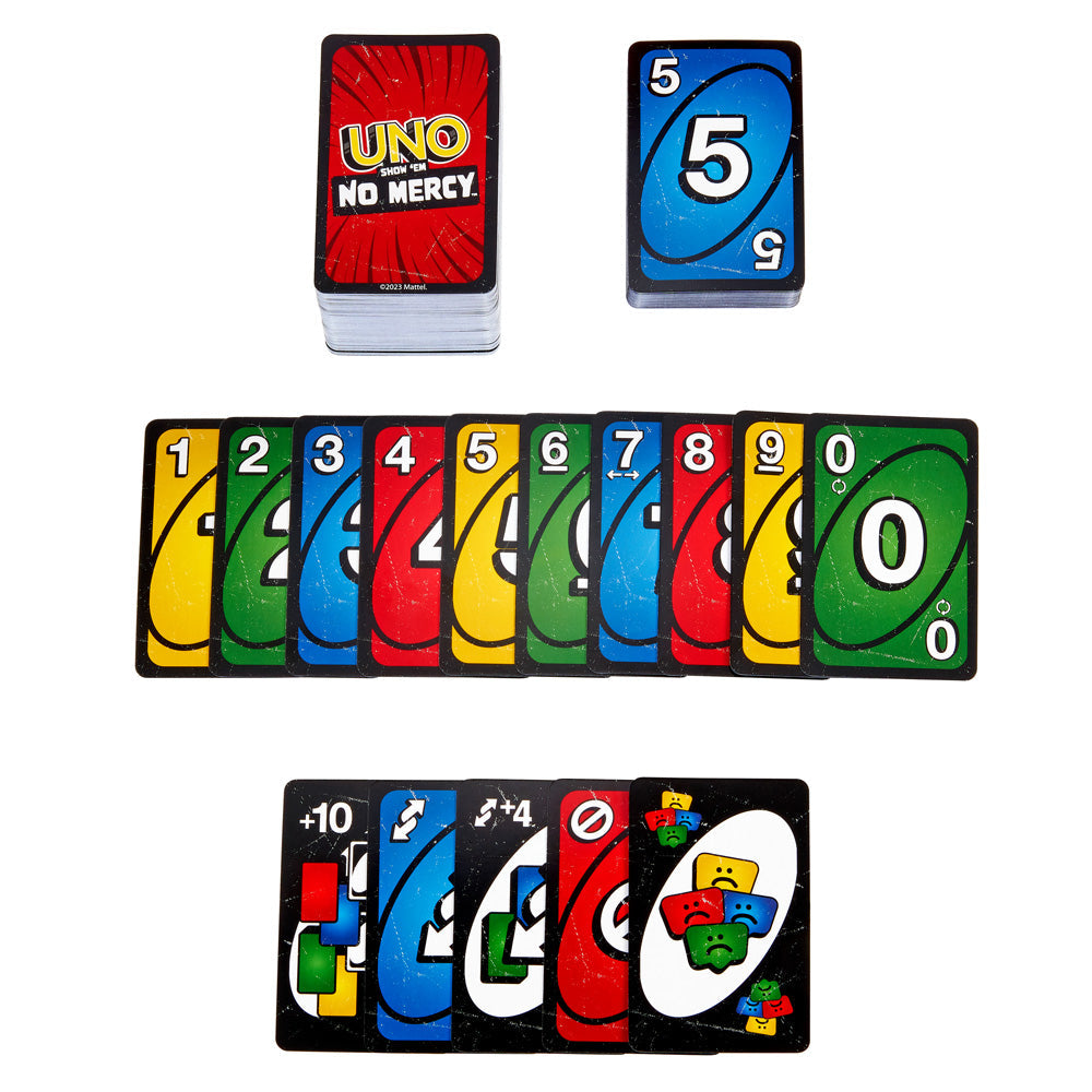 UNO No Mercy Card Game: Brutal Penalties, Stacking, Swapping, Ultimate Fun