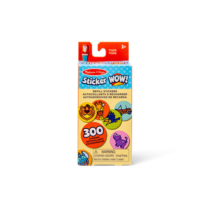 Melissa & Doug Sticker WOW! Tiger Refill Pack – 100 Unique Fun Designs