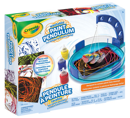 Crayola Washable Paint Pendulum Art Kit: Creative Swirling Designs, Easy Clean Fun