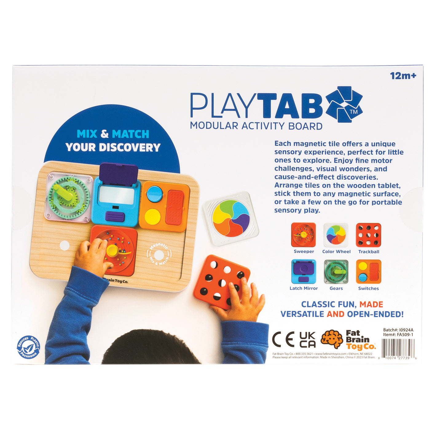 Fat Brain PlayTab Essentials Set: Innovative Sensory Building Toys for Creative Kids