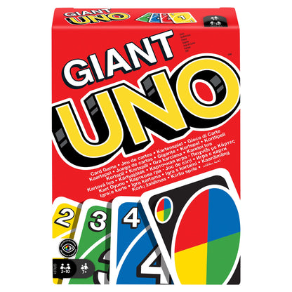 Giant UNO Family Card Game: Oversized Fun for All Ages, Colorblind Accessible