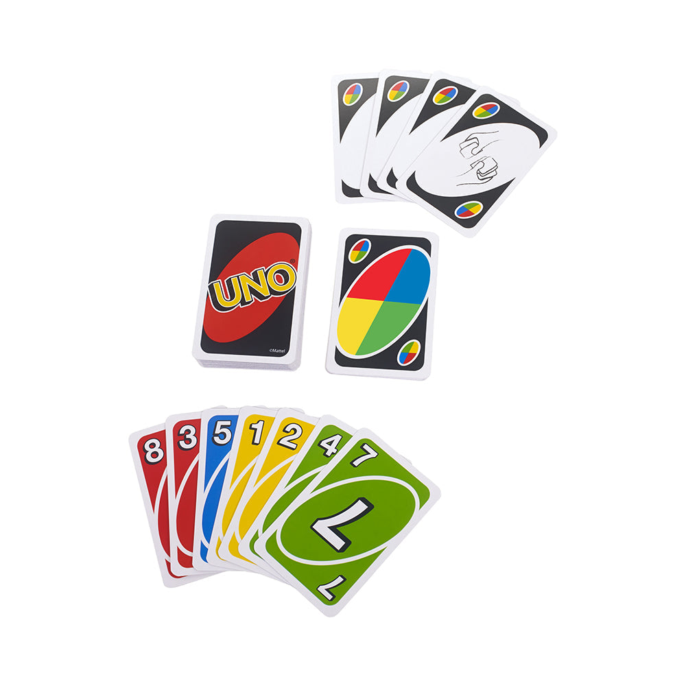Classic UNO Card Game: Fast-Paced Family Fun for All Ages - 108 Cards