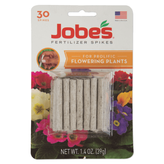 Jobe's Premium Flowering Plant Food Spikes: 30-Pack for Vibrant Blooms